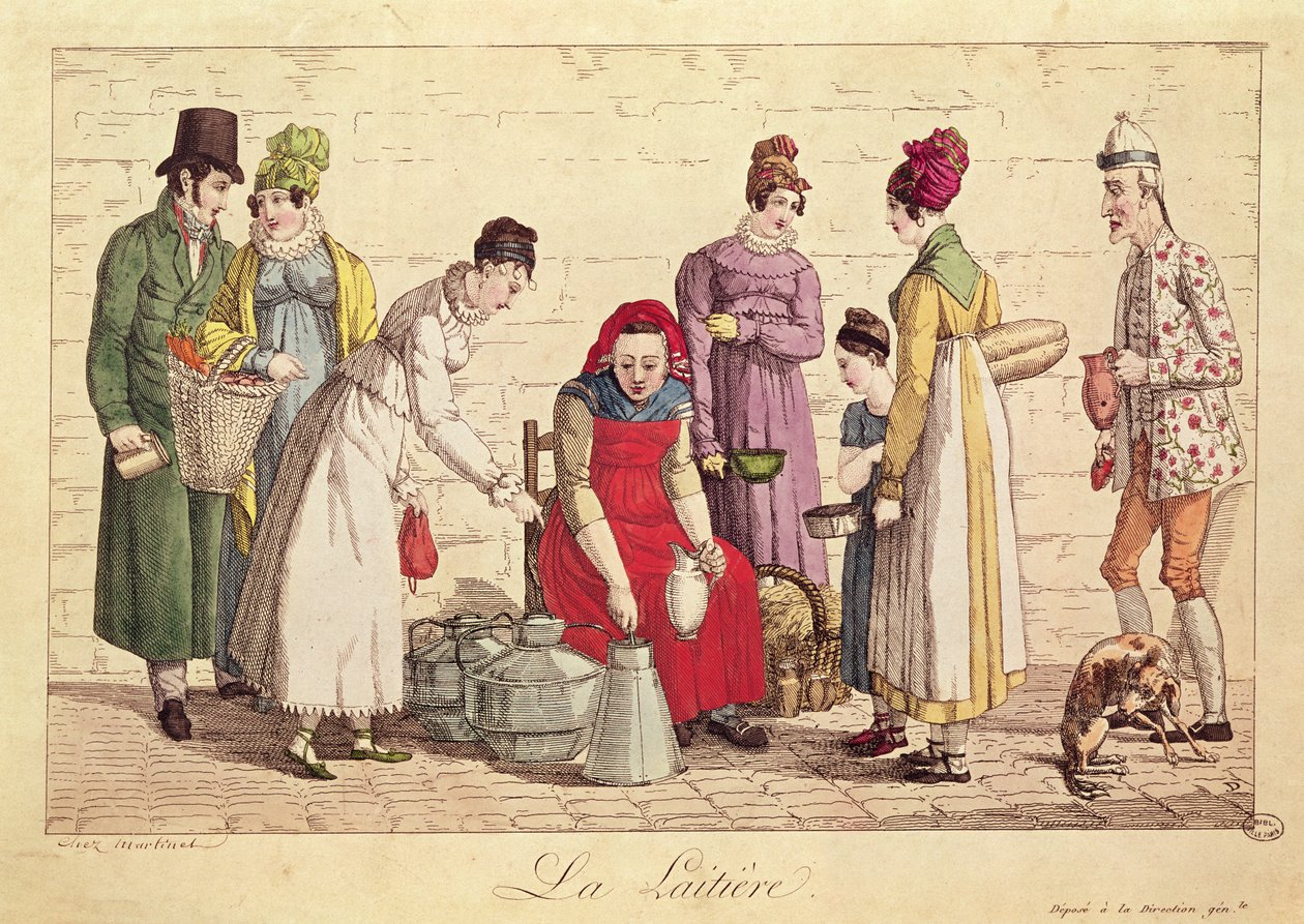 A tejeslány, 1815-30 alkotó: French School