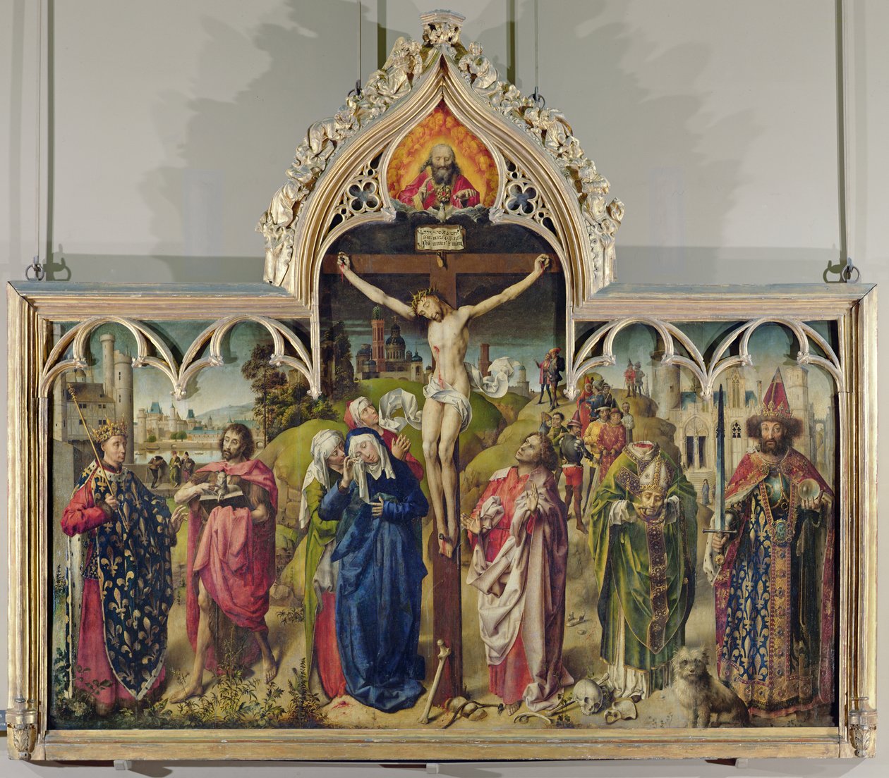 A párizsi parlament oltárképe, 1453-55 alkotó: French School