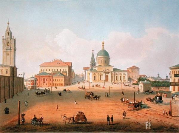 A moszkvai Péter-palota, Jacottet és Bachelier nyomda, 1830 alkotó: French School