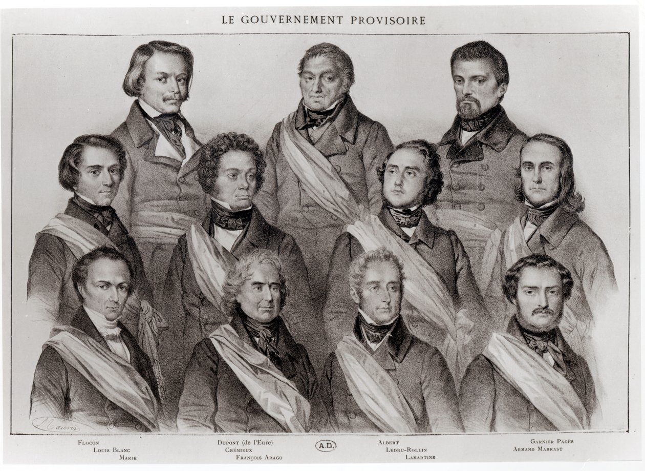 Az 1848. évi ideiglenes kormány alkotó: French School