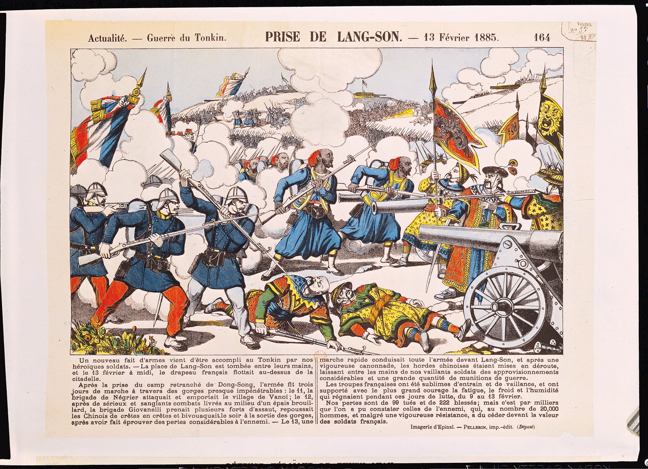 Lang-Son ostroma, 1885. február 13 alkotó: French School