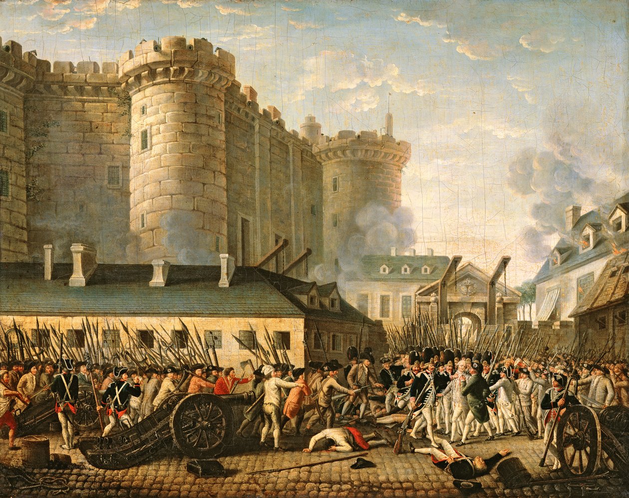 A Bastille elfoglalása, 1789. július 14 alkotó: French School