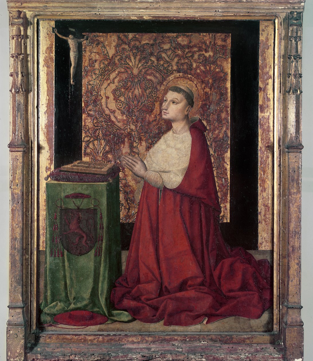 St. Pierre de Luxembourg látomása, Provence-i Iskola, 1470 körül (tempera a panelen) alkotó: French School
