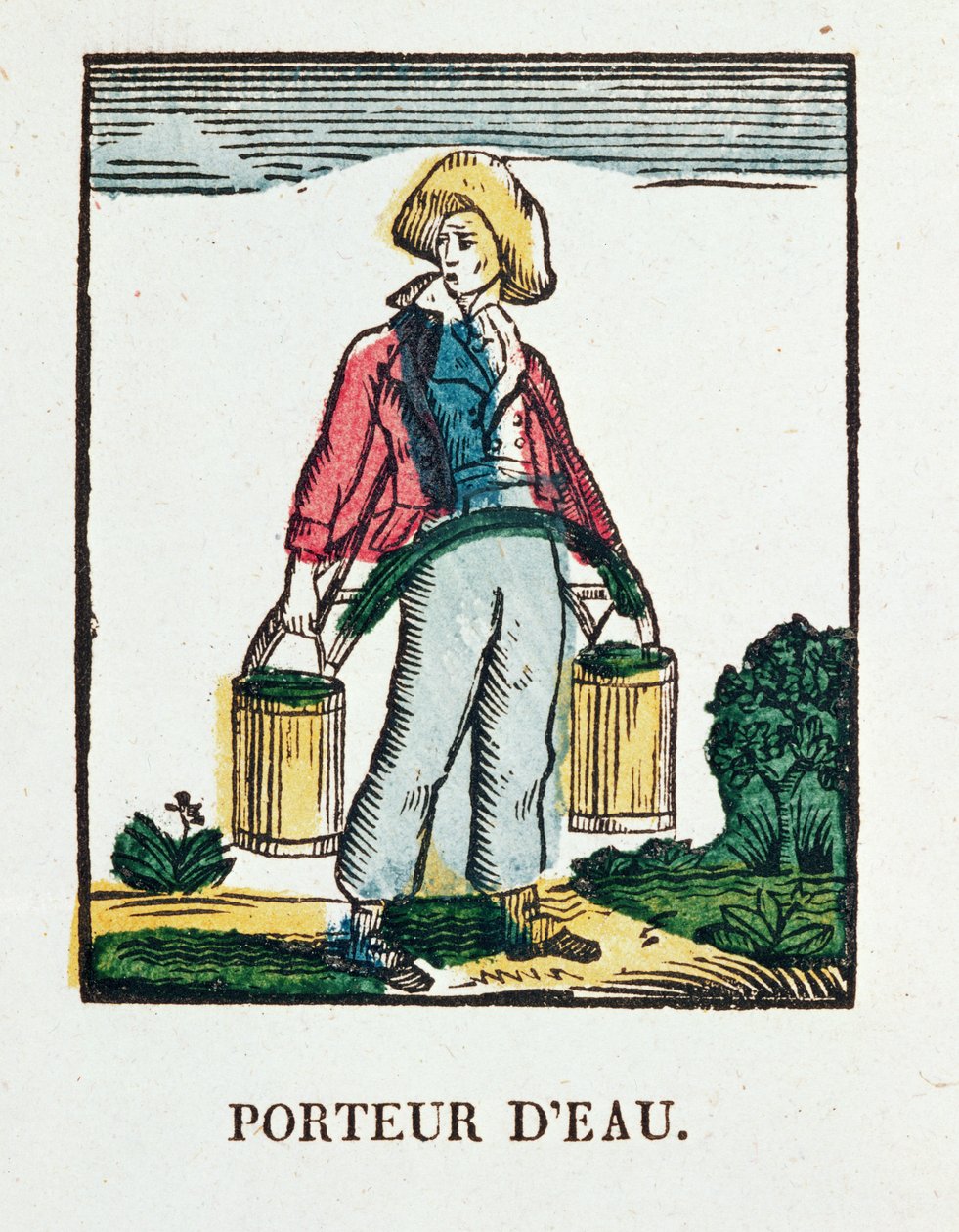 The Water Carrier, 220-as lemez a „Les Petits Metiers”-től alkotó: French School