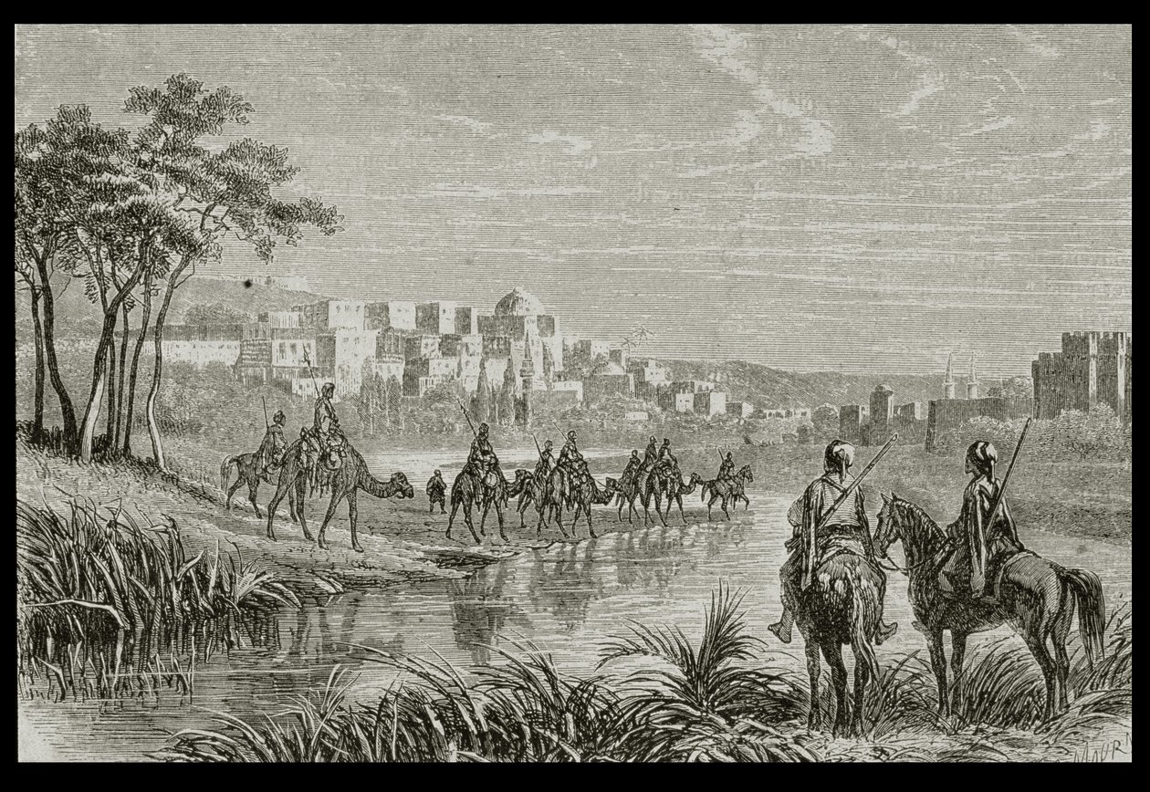 Tripoli az 1860-as években, Charles Maurand metszete alkotó: French School