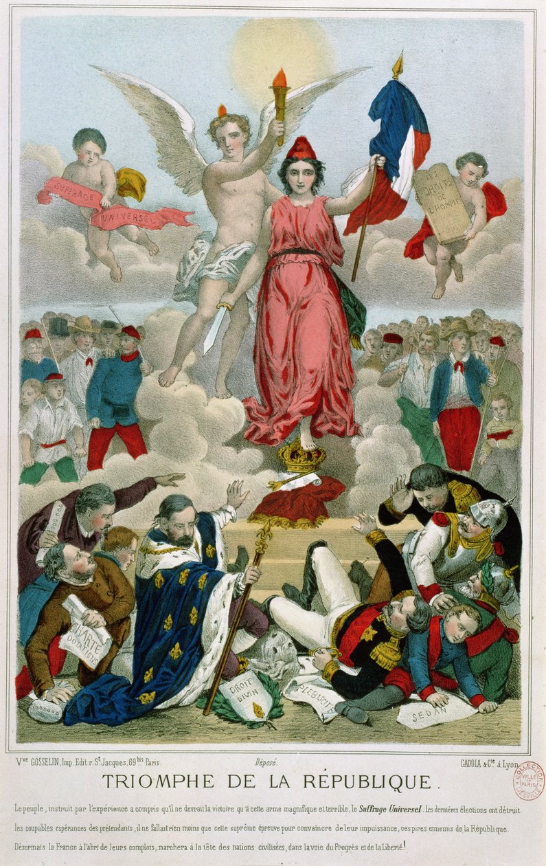 A köztársaság diadala, 1875 alkotó: French School