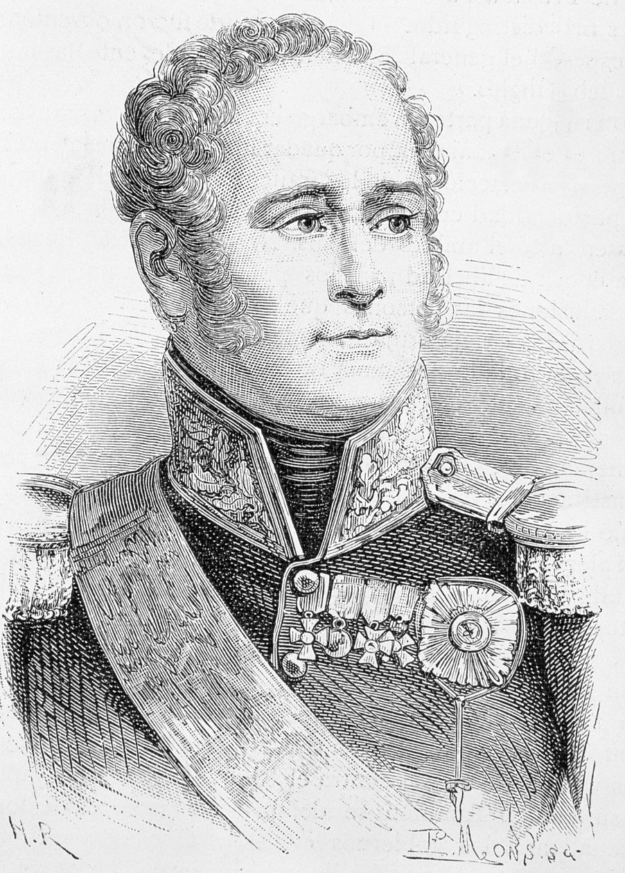 I. Sándor orosz cár (1777-1825) alkotó: French School