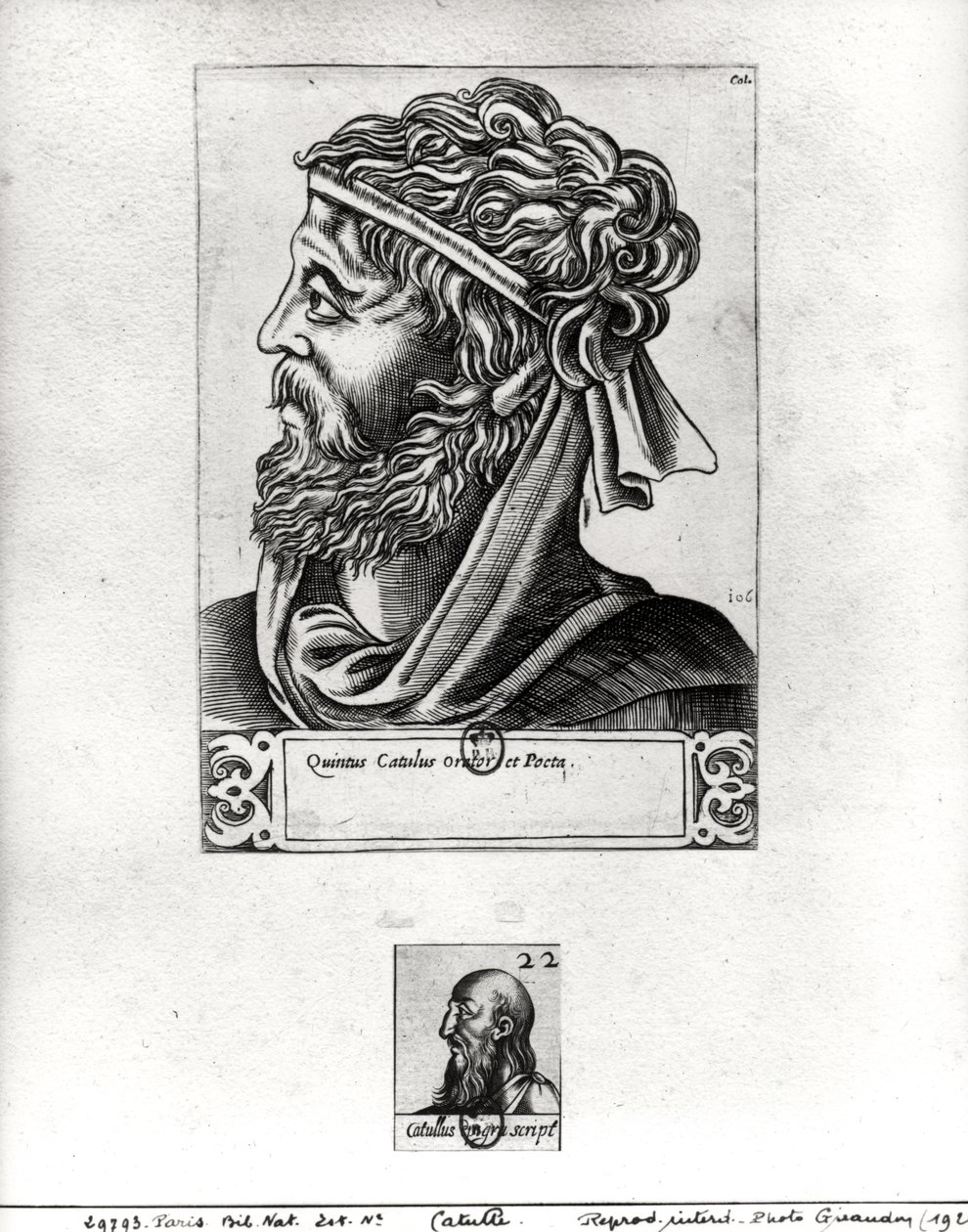 Catullus két portréja (i. e. 84-kb. 54 körül) alkotó: French School
