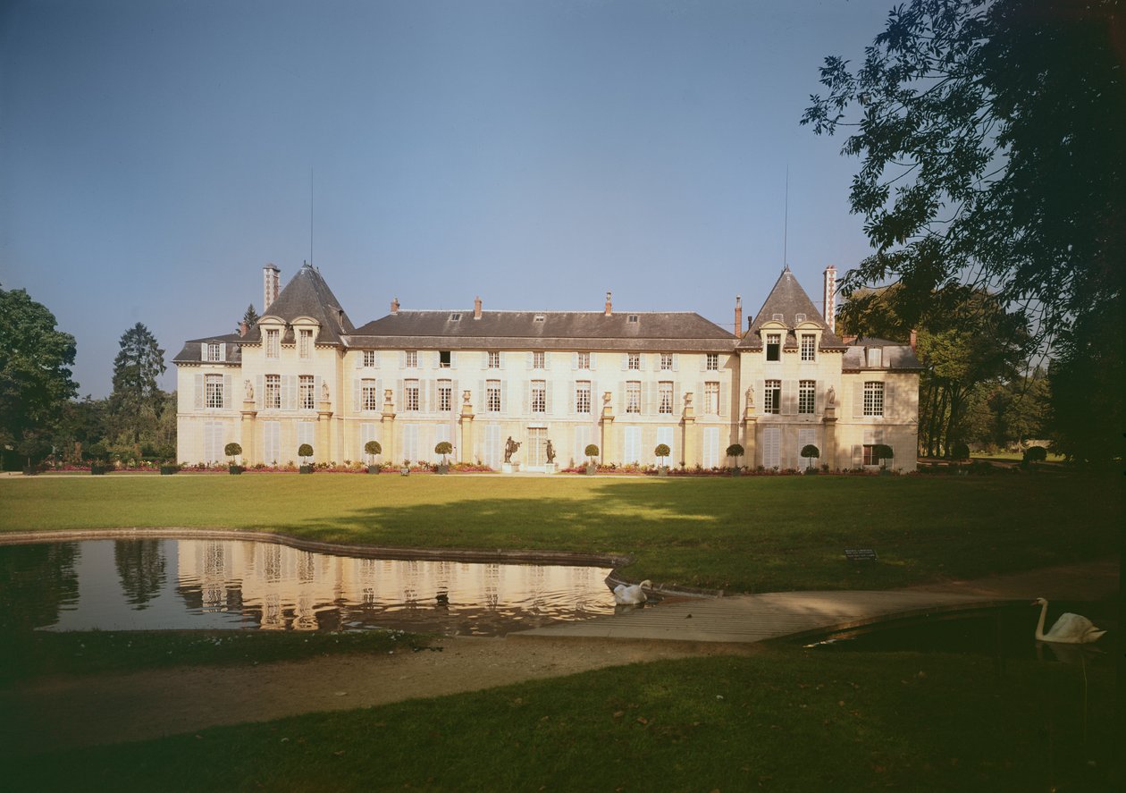Kilátás a kertre, 1622-ben épült homlokzatra alkotó: French School
