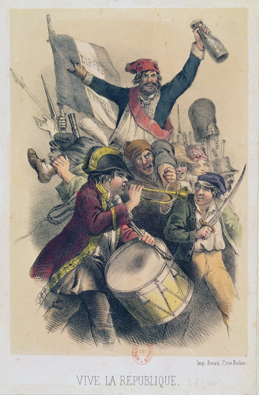 Éljen a Köztársaság, 1848 alkotó: French School
