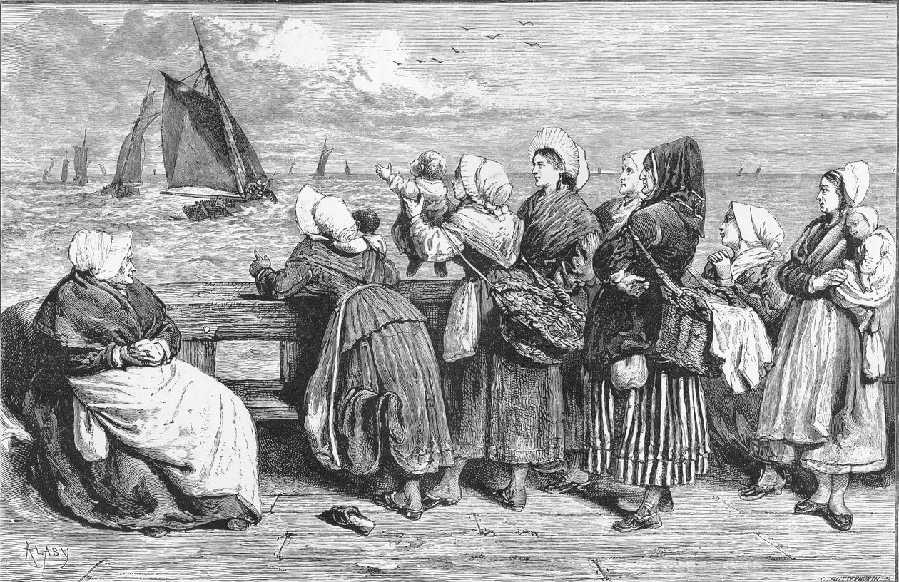 Waiting for the Boats, vázlatosan Boulogne közelében, megjelent a 