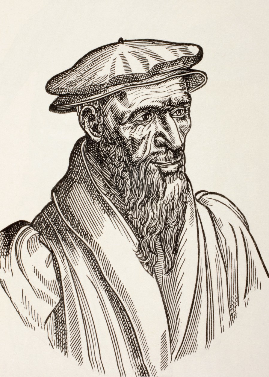 William Farel, Paul Lacroix „Katonai és vallási élet a középkorban” című művéből, 1880 körül Londonban jelent meg. alkotó: French School