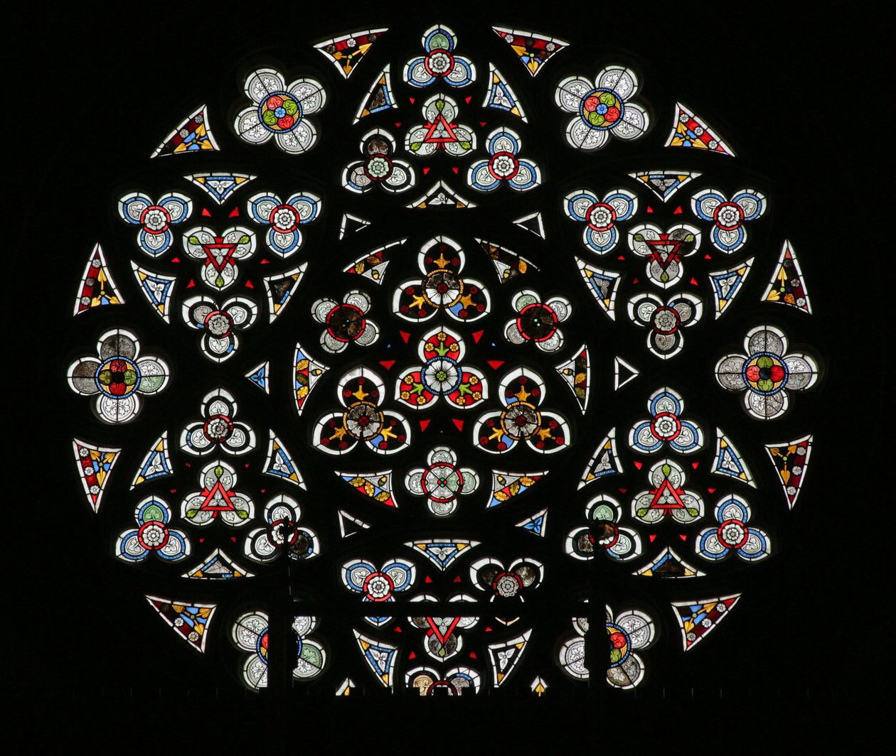 Nyugati rózsaablak, 14-20 alkotó: French School