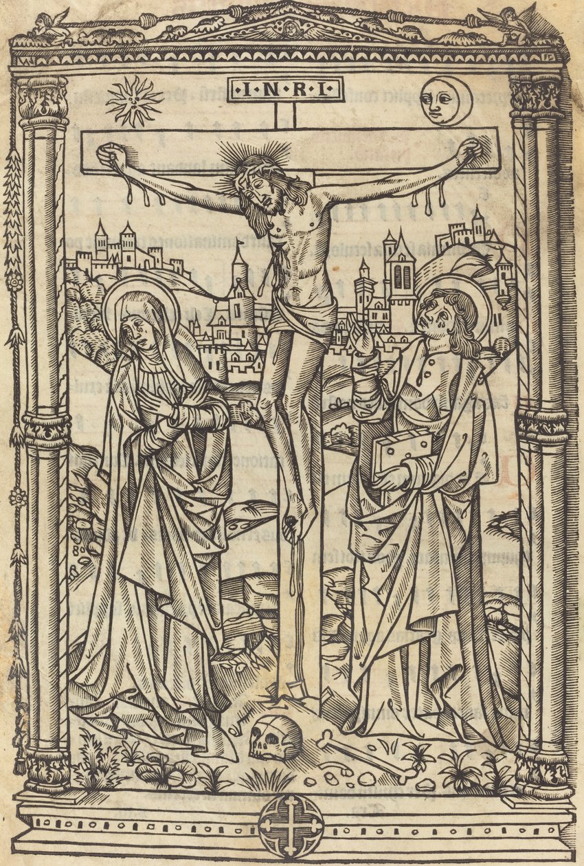 Krisztus a kereszten alkotó: French 15th Century