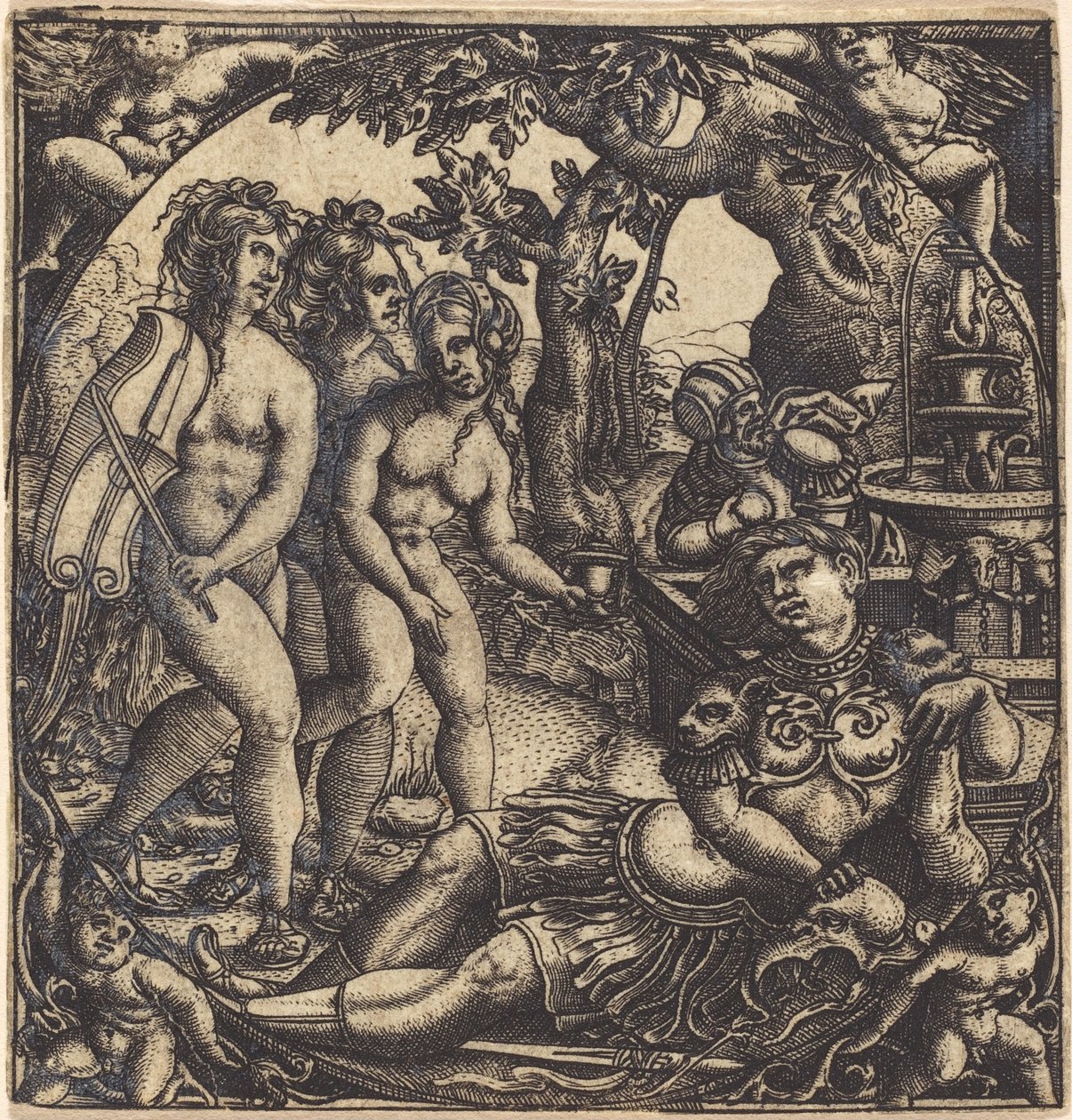 A párizsi ítélet alkotó: French 16th Century