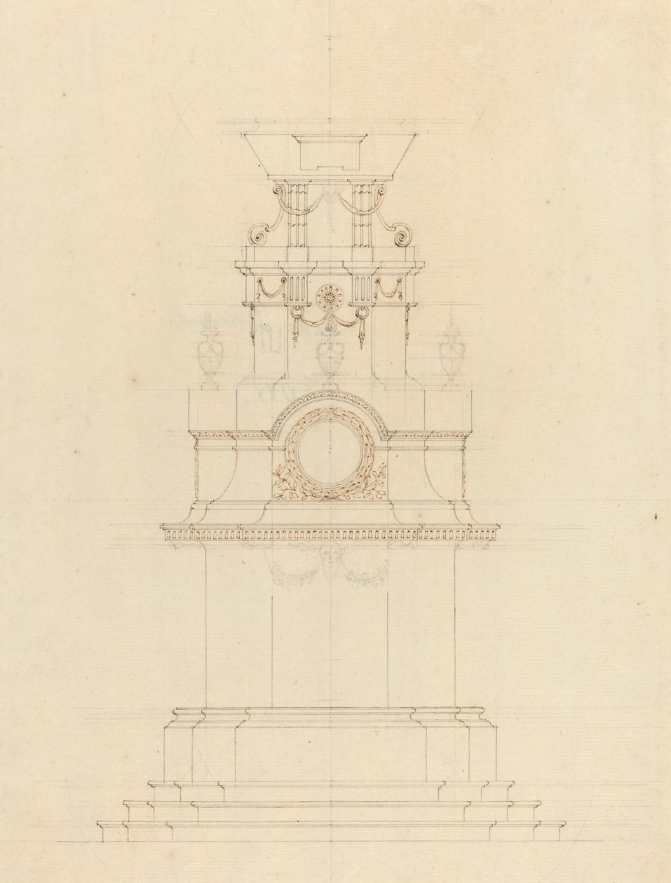 Tervezés Catafalque-hoz alkotó: French 18th Century