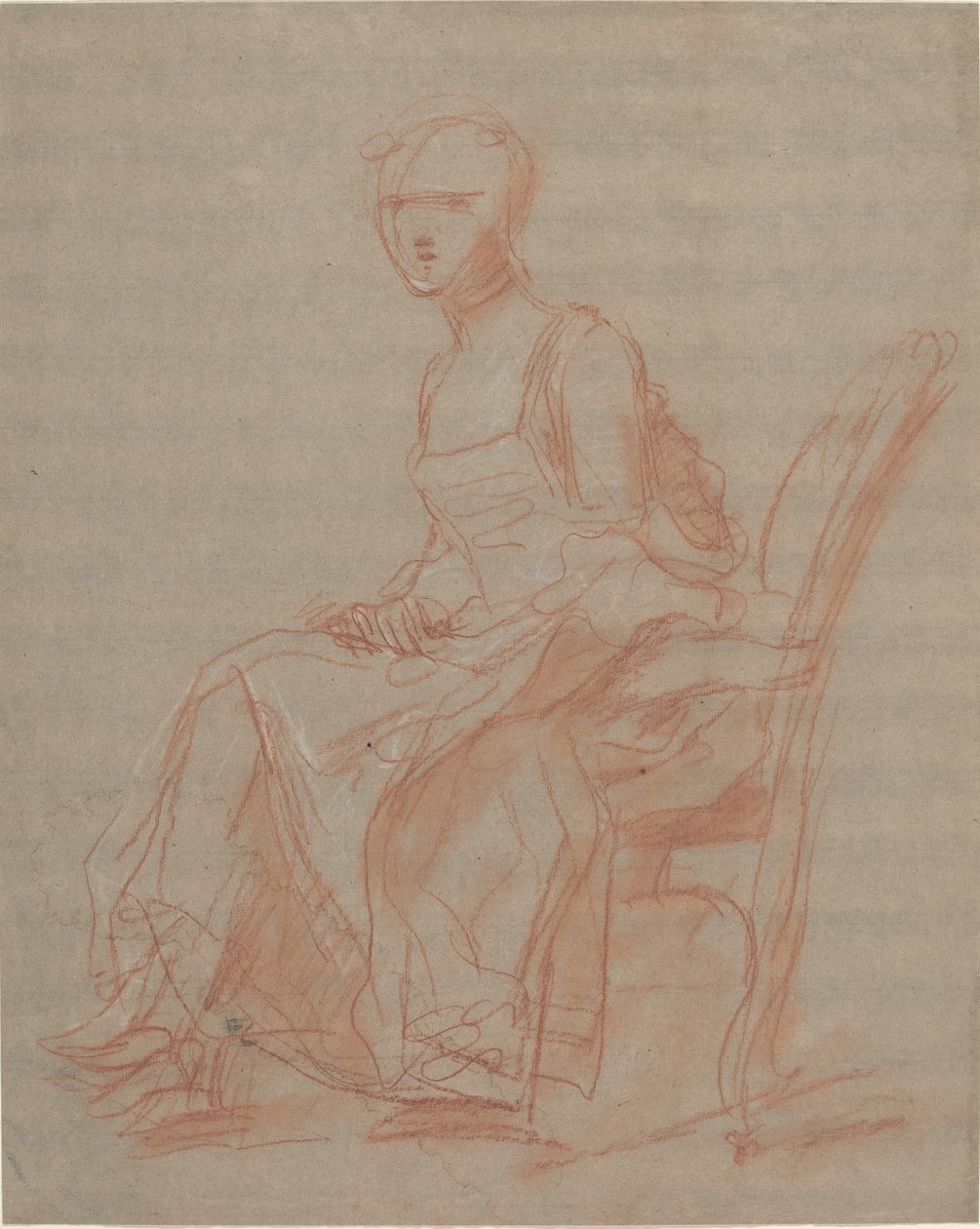 Ülő Nő alkotó: French 18th Century