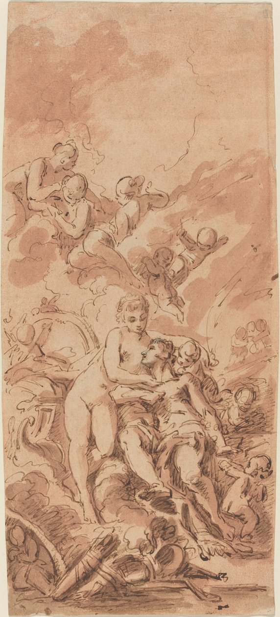 Vénusz a Vulkán kovácsművében alkotó: French 18th Century