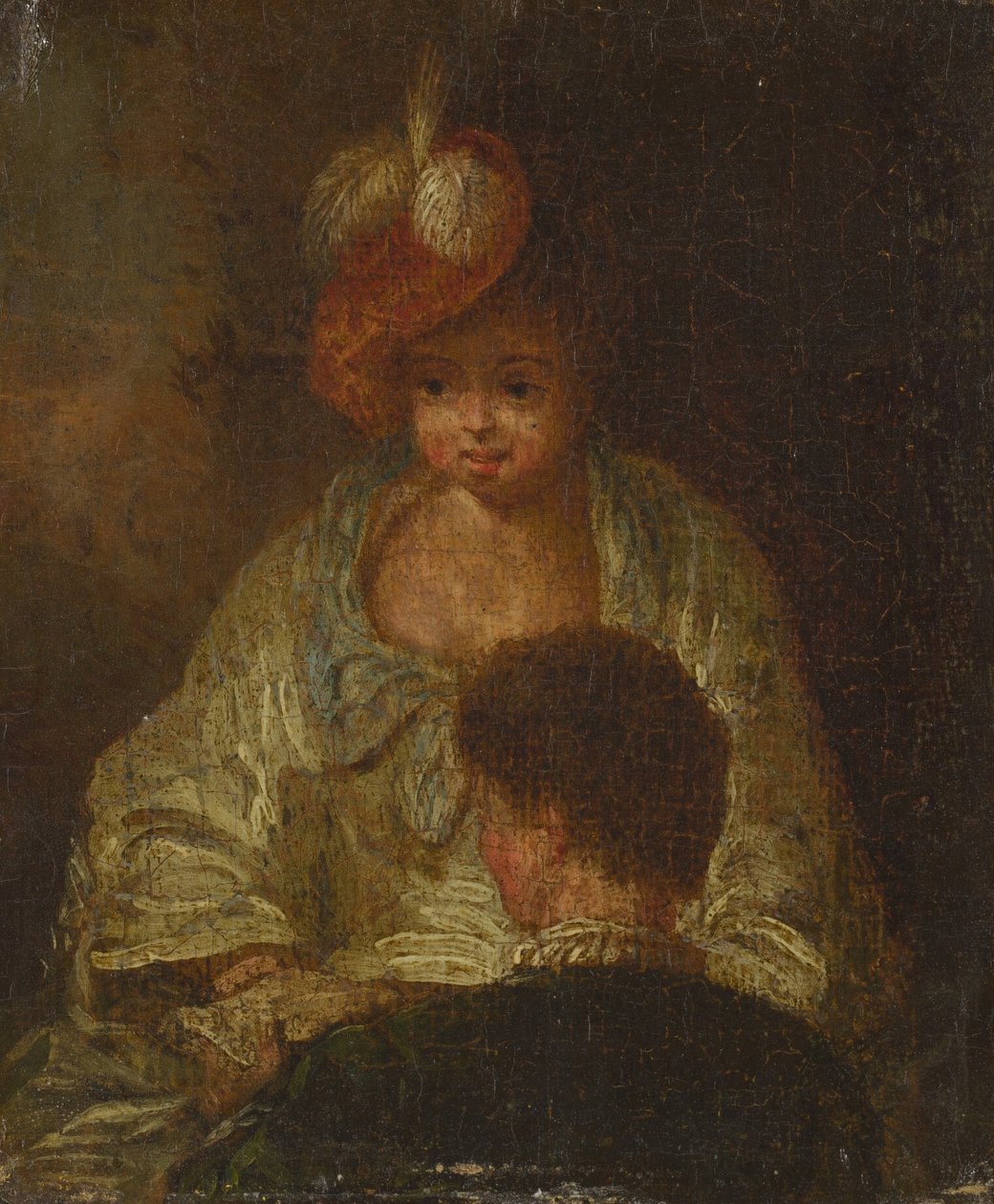 Fiatal nő és férfi alkotó: French 18th Century