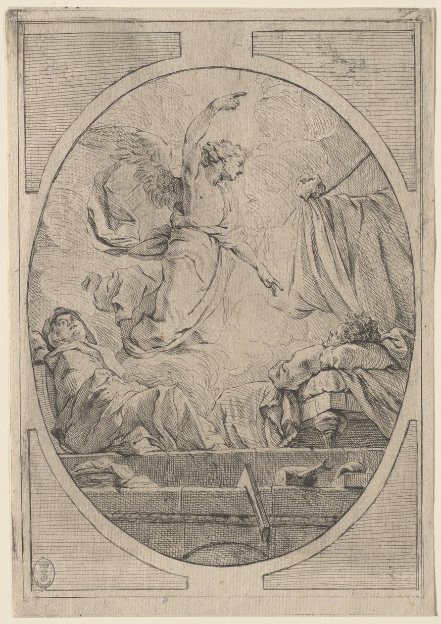 Szent József álma alkotó: French 18th Century after Pierre Hubert Subleyras