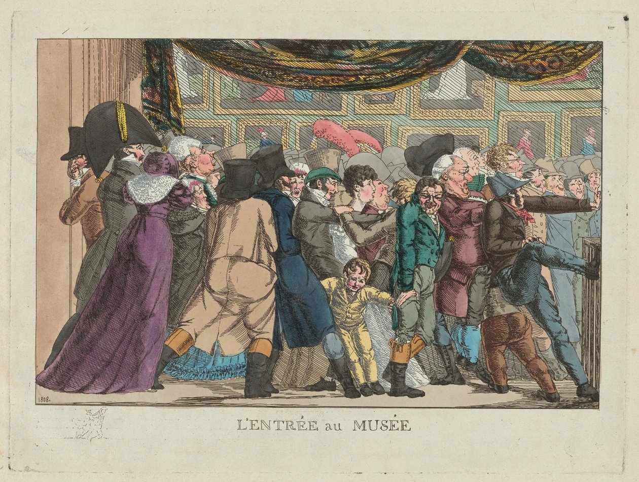 A múzeum bejárata alkotó: French 19th Century