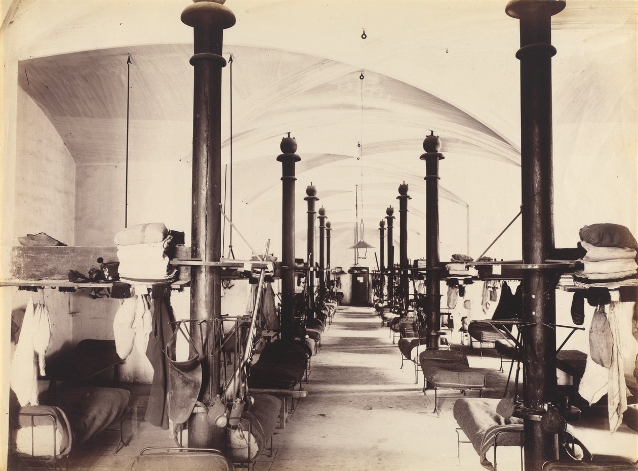 Az őrszobák, a pápai palota, Avignon, Franciaország alkotó: French 19th Century