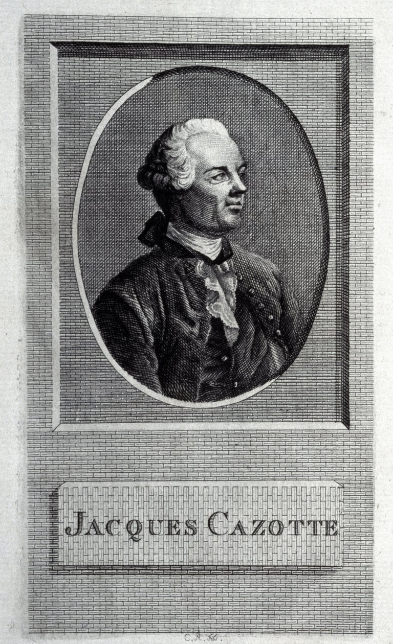 A szerző portréja, Jacques Cazotte 1720-1792 alkotó: French Master