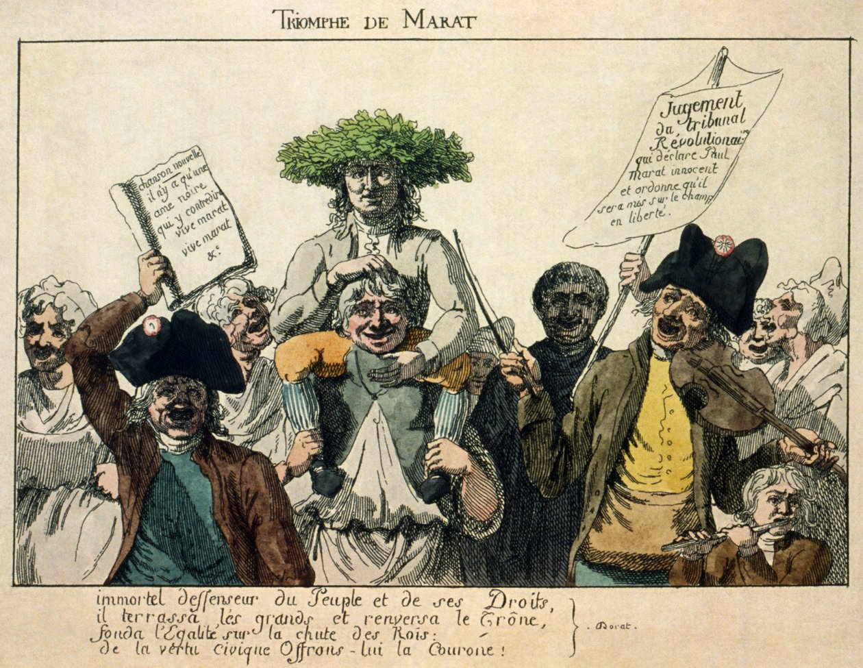 Marat diadala, 1793 alkotó: French Master
