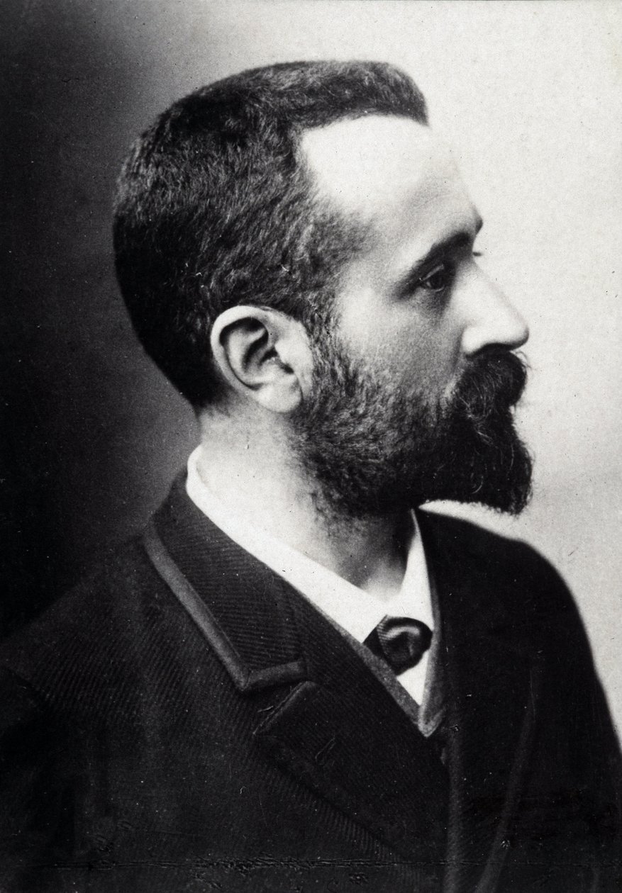 Alphonse Bertillon (1853-1914), francia tudós, az antropometria megalkotója. alkotó: French Photographer