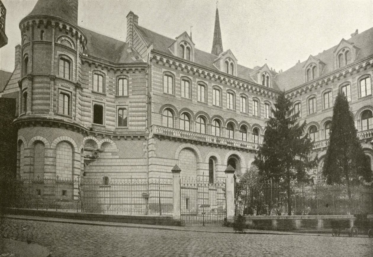 Angers, Eveche (fekete-fehér fénykép) alkotó: French Photographer