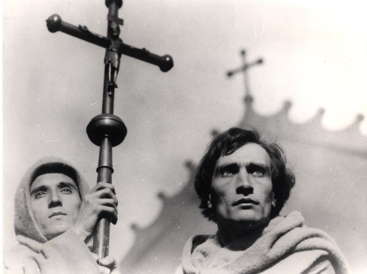 Antonin Artaud (1896-1948) Carl Theodor Dreyer (1889-1968) Jeanne of Arc szenvedélye című filmjében, 1928 alkotó: French Photographer