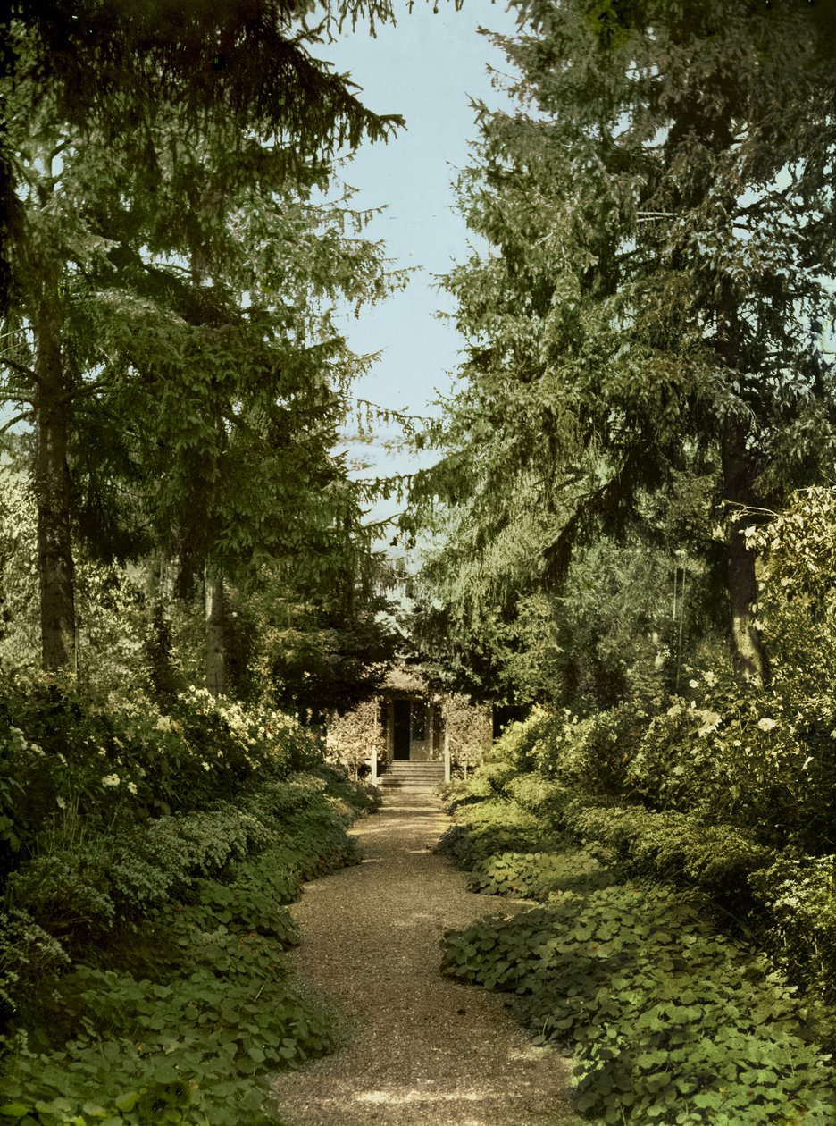 Kerti ösvény Claude Monet kertjében, Givernyben alkotó: French Photographer
