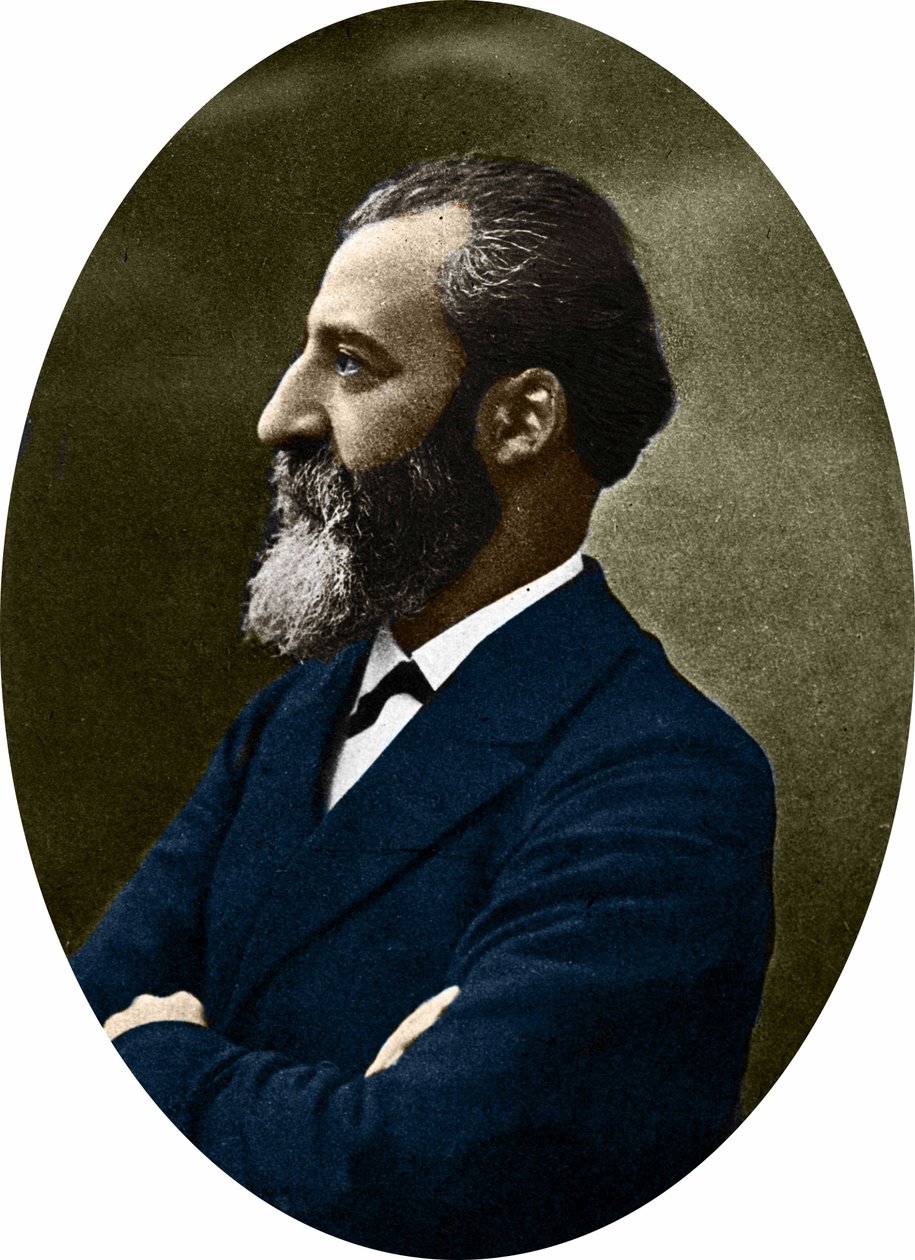 HENRI MOISSAN francia kémikus és gyógyszerész 1852-1907. alkotó: French Photographer