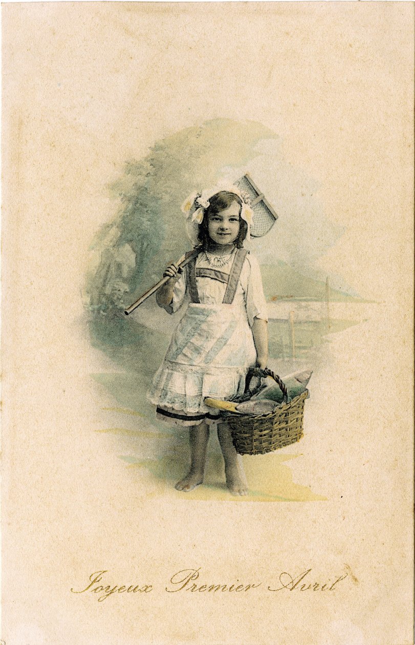 Boldog Bolondok Napját, 1906 (színes fotó) alkotó: French Photographer