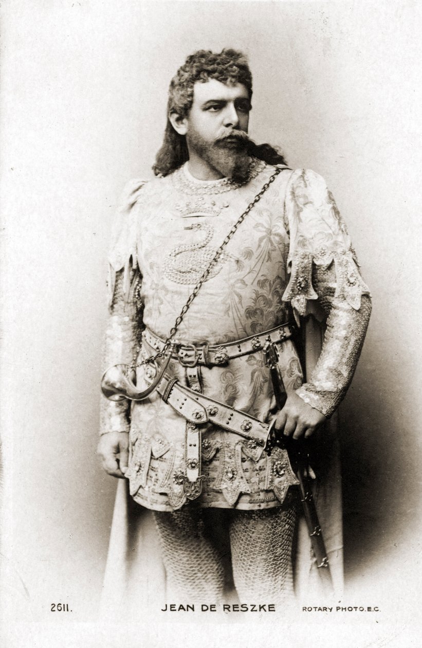 Jean de Reszke mint Rómeó Charles François Gounod Rómeó és Júlia című operájában alkotó: French Photographer