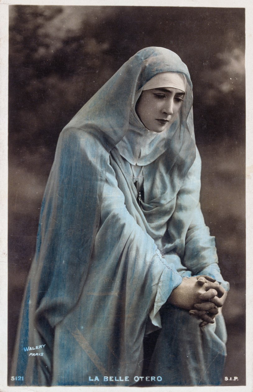 La Belle Otero (1868-1965) spanyol színésznő, táncosnő és kurtizán. alkotó: French Photographer