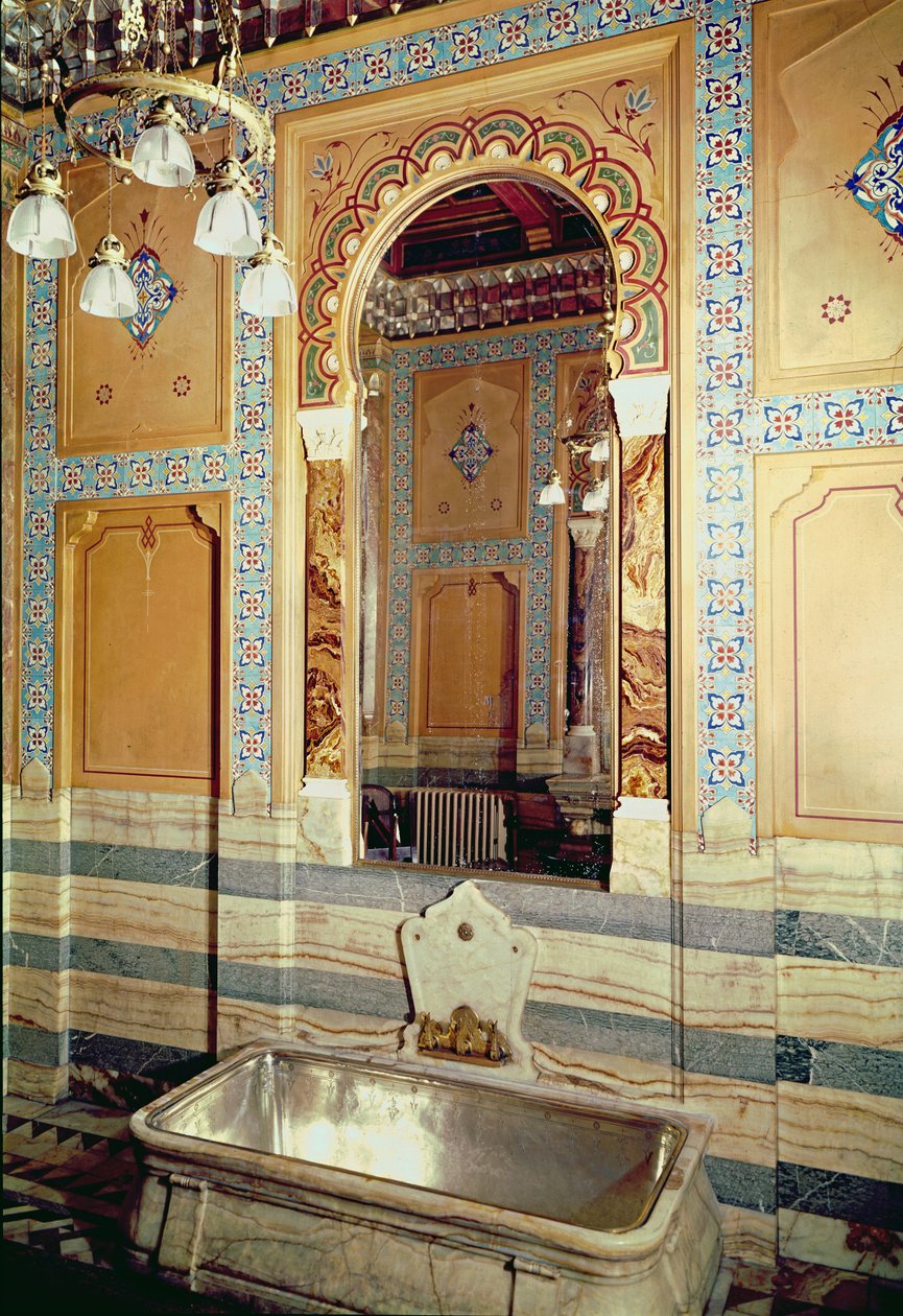 La Paivas fürdőszoba a Hotel de Paiva-ban alkotó: French Photographer
