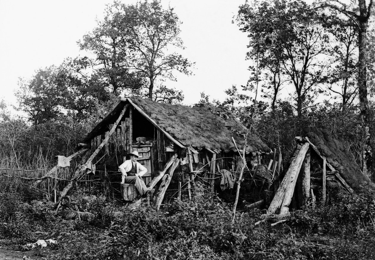 Faház, Bourmont közelében Haute-Marne-ban (Haute Marne), 1880 körül. Ducos Collection alkotó: French Photographer