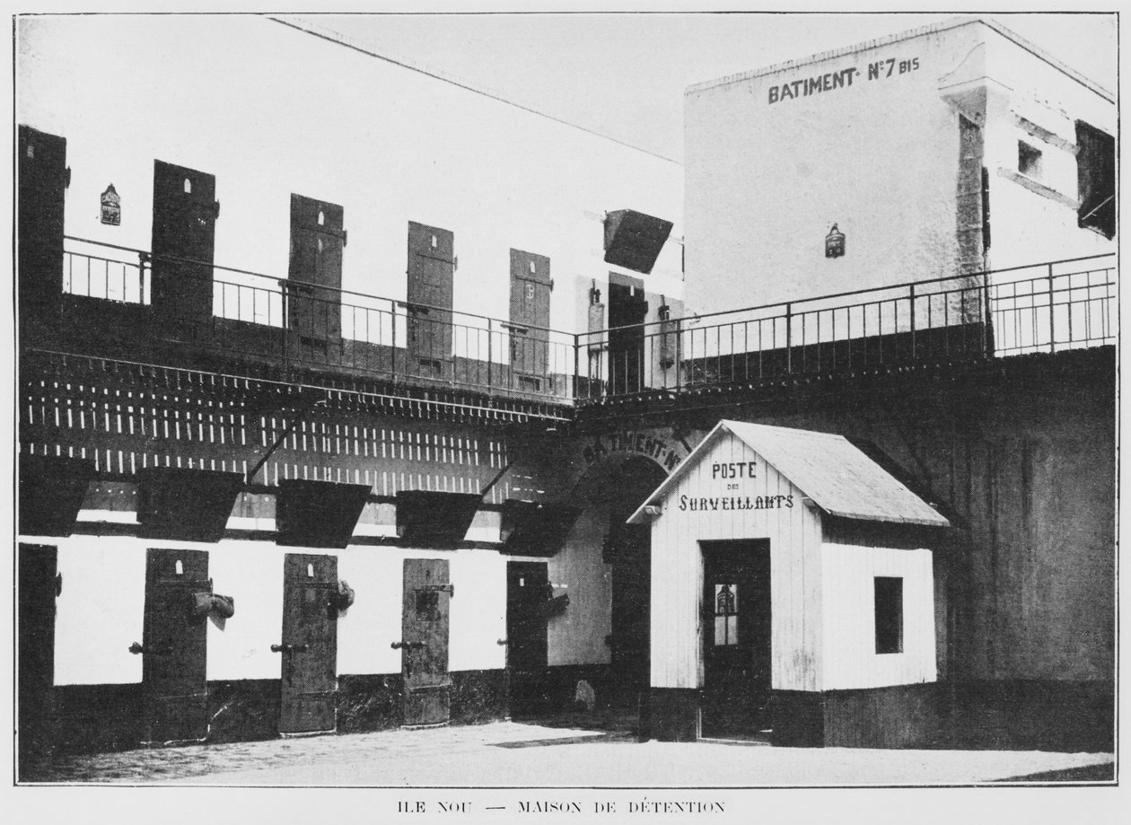 Új-Kaledónia, Nou-sziget, Fogolyház, La Depeche Coloniale, 1903 alkotó: French Photographer
