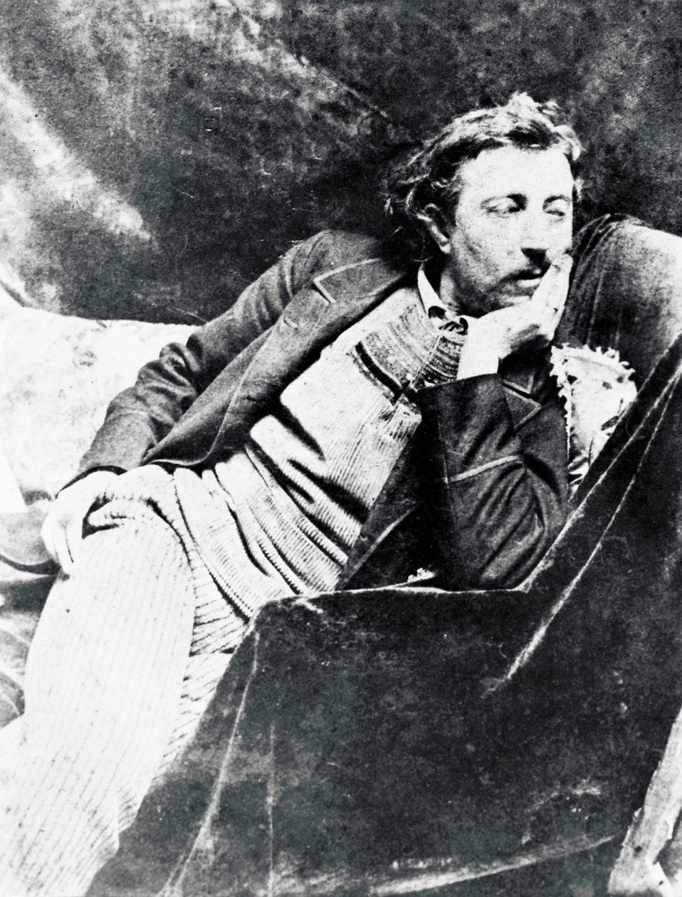Paul Gauguin breton mellényt visel alkotó: French Photographer