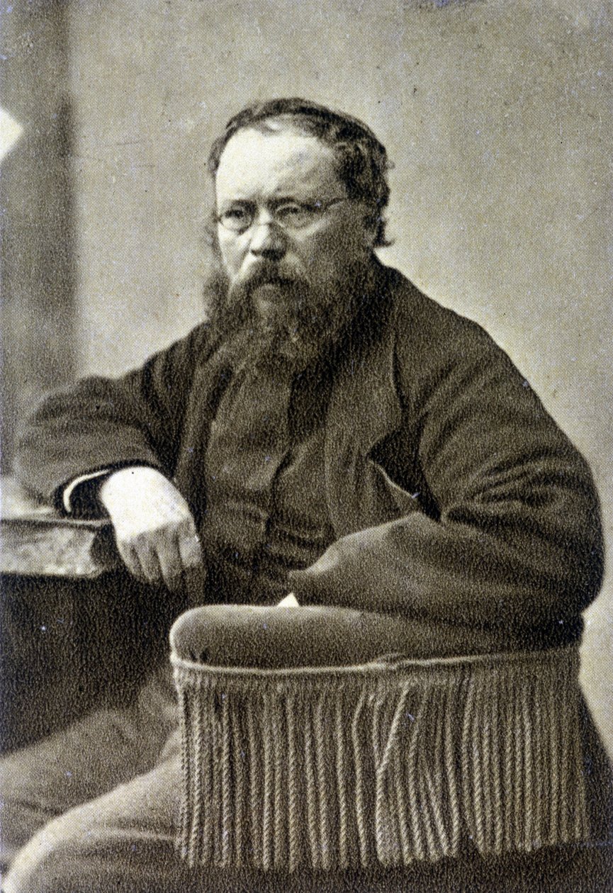 Pierre Joseph Proudhon (1809-1865). Francia szocialista teoretikus, az anarchizmus előfutára. alkotó: French Photographer