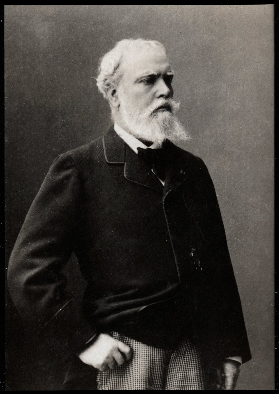 Alexandre Cabanel (1823-1889) francia festő portréja. alkotó: French Photographer
