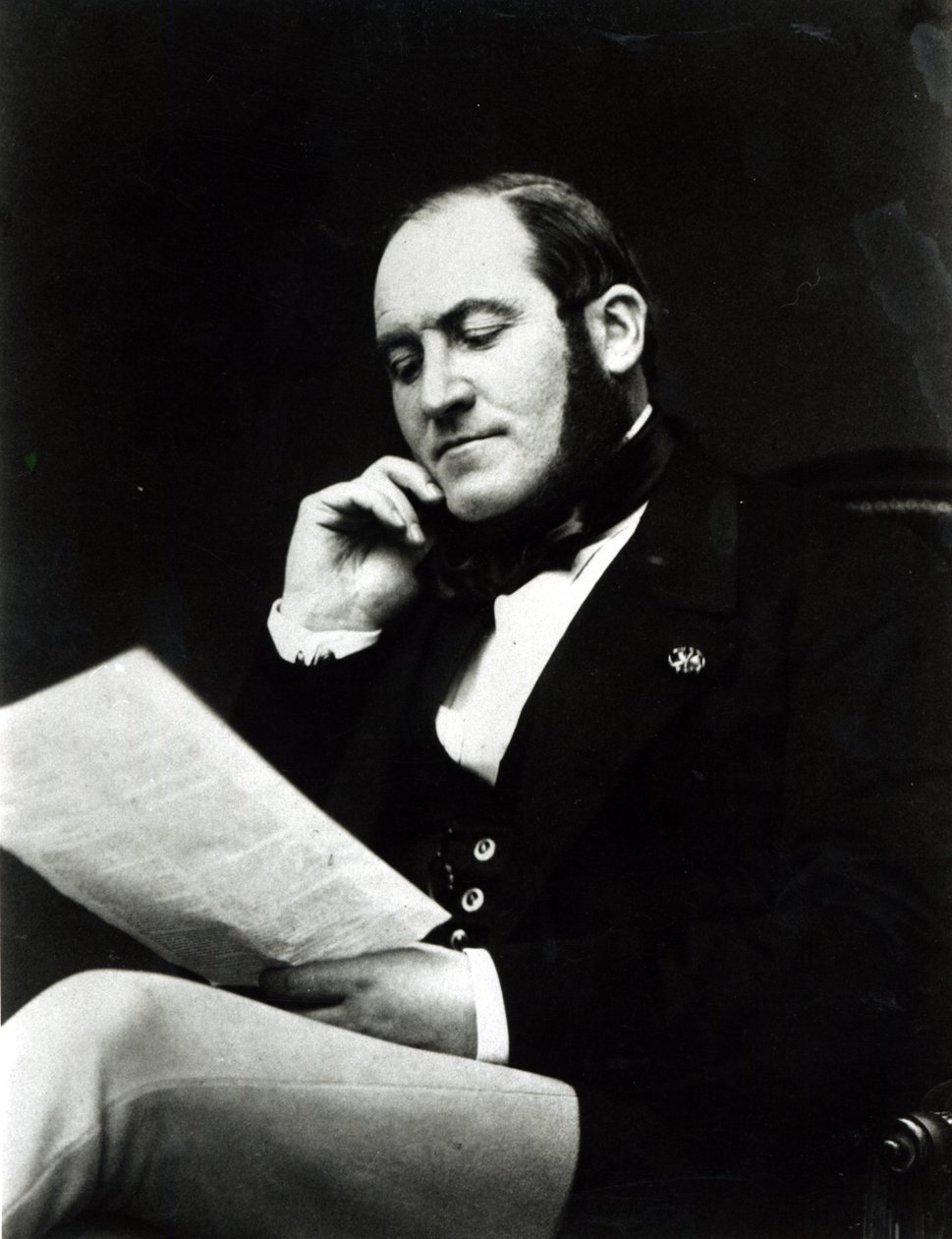 Georges Eugene Haussmann báró (1809-91) portréja, XIX. alkotó: French Photographer