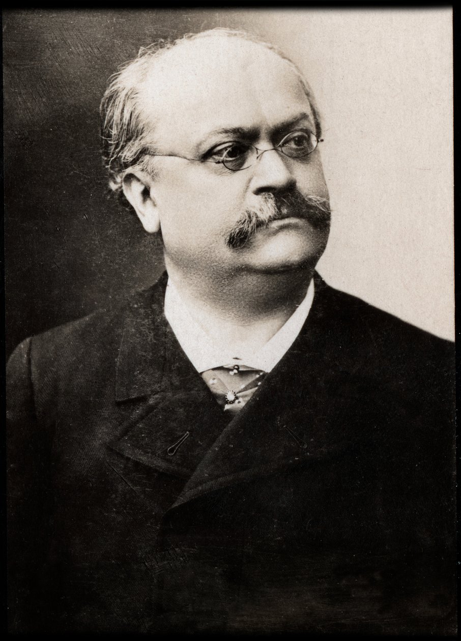Charles Lecocq (1832-1918) francia zeneszerző portréja. alkotó: French Photographer