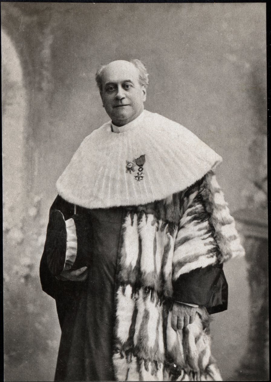 Charles Mazeau (1825-1905) francia bíró és politikus portréja. alkotó: French Photographer