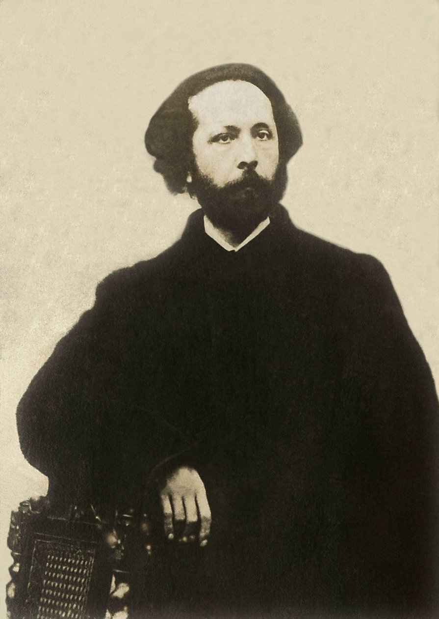 Edouard Lalo (1823-1892) francia zeneszerző portréja. Fényképészet, 19. század vége, Párizs. alkotó: French Photographer