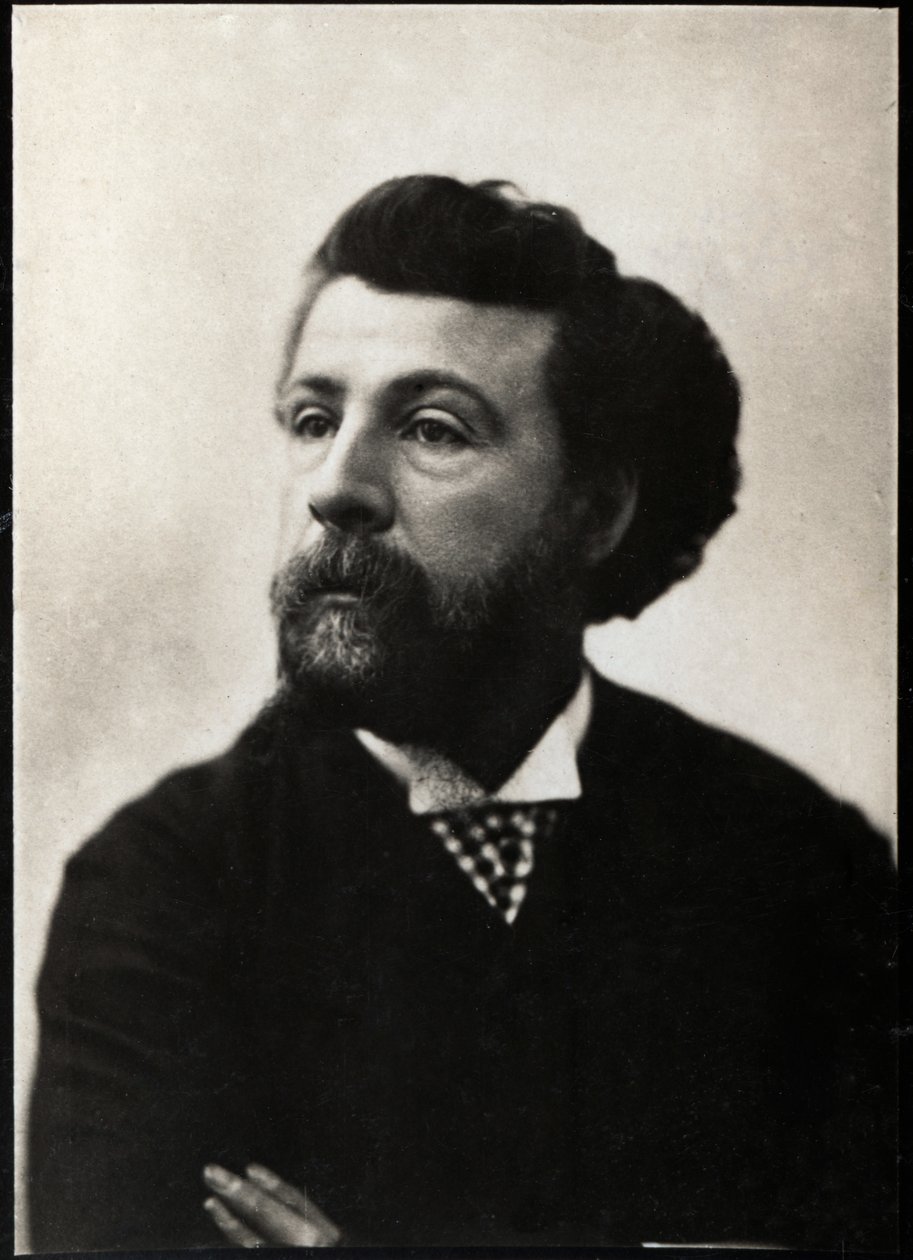 Edouard Pailleron (1834-1899) francia költő és drámaíró portréja. alkotó: French Photographer