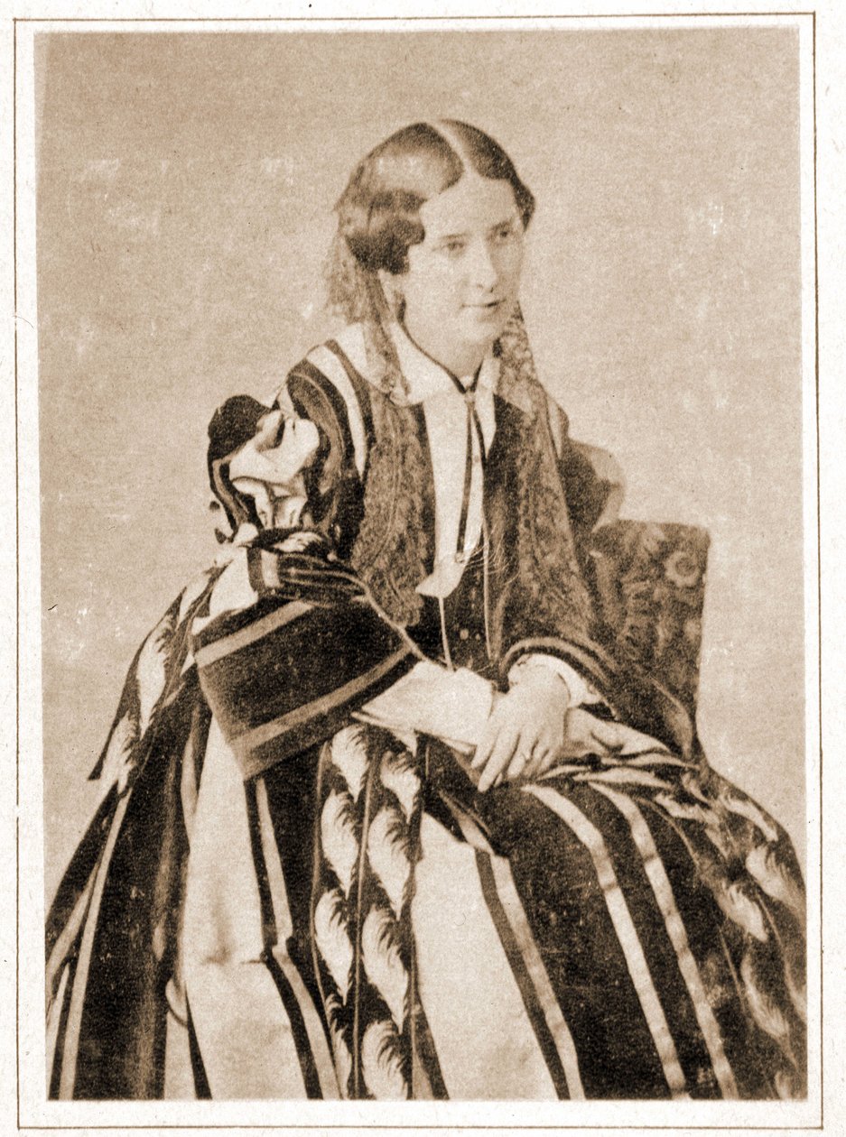 Elisabeth Felix portréja, Mademoiselle Rachel néven 1851-ben, francia tragikus (1821-1858) alkotó: French Photographer