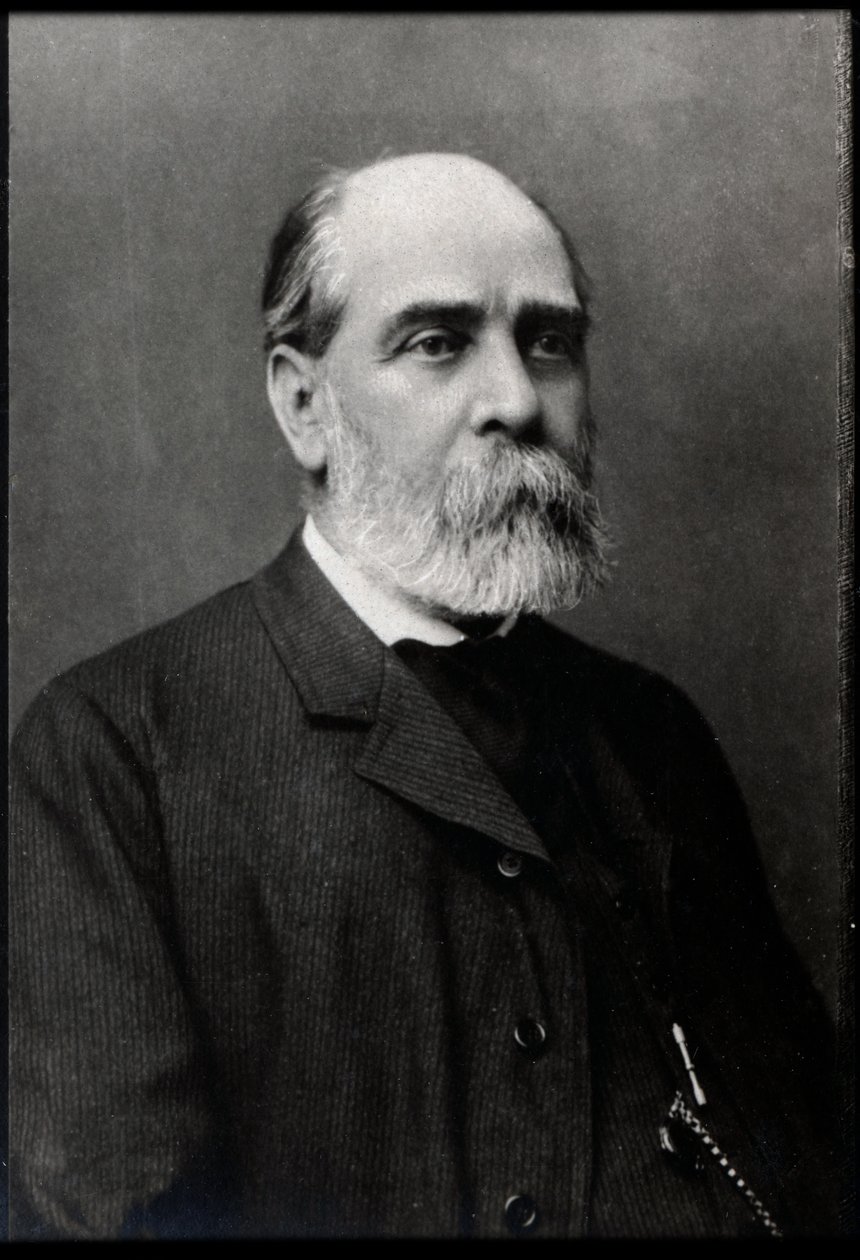 Hector Malot (1830-1907) francia író portréja. alkotó: French Photographer
