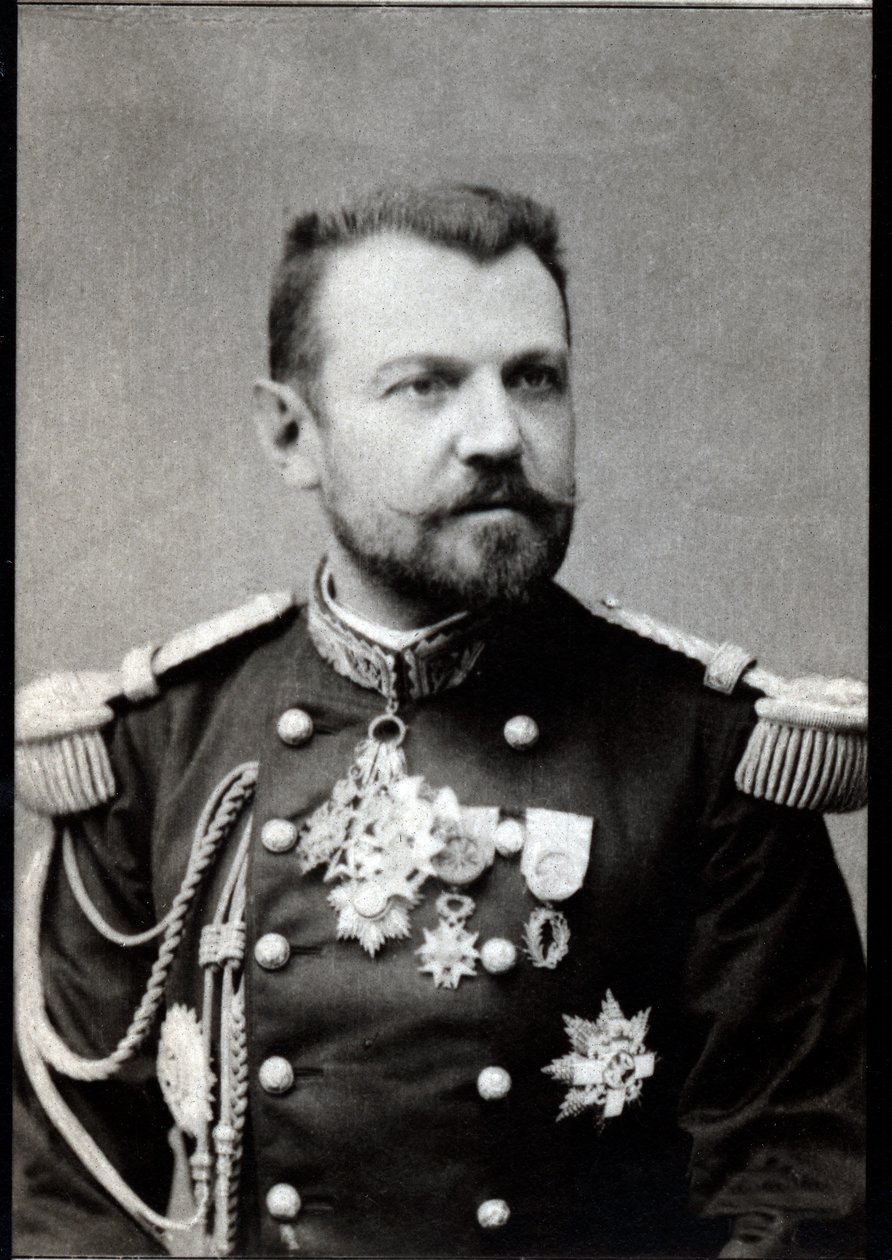 Henri Joseph Brugere (1841-1918) francia tábornok portréja. alkotó: French Photographer